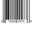 Barcode Image for UPC code 073000004736