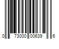 Barcode Image for UPC code 073000006396