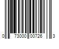 Barcode Image for UPC code 073000007263