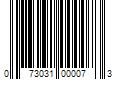 Barcode Image for UPC code 073031000073