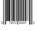 Barcode Image for UPC code 073072000070