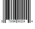 Barcode Image for UPC code 073096902244. Product Name: Panasonic 4-Position Charger with 4x Eneloop Pro AA NiMH Rechargeable Batteries