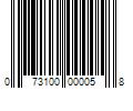 Barcode Image for UPC code 073100000058