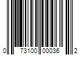 Barcode Image for UPC code 073100000362