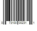 Barcode Image for UPC code 073100002311