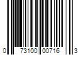 Barcode Image for UPC code 073100007163