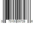 Barcode Image for UPC code 073100007286