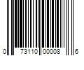 Barcode Image for UPC code 073110000086