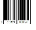 Barcode Image for UPC code 0731124000040