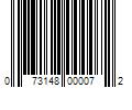 Barcode Image for UPC code 073148000072