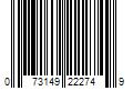 Barcode Image for UPC code 073149222749