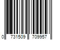 Barcode Image for UPC code 0731509709957. Product Name: KISS Products  Inc. Kiss Bristle Hair Straightener