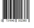 Barcode Image for UPC code 0731648002360