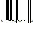 Barcode Image for UPC code 073200000156