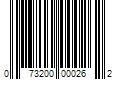 Barcode Image for UPC code 073200000262