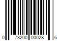 Barcode Image for UPC code 073200000286