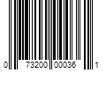 Barcode Image for UPC code 073200000361