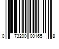 Barcode Image for UPC code 073200001658