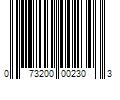 Barcode Image for UPC code 073200002303