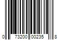 Barcode Image for UPC code 073200002358