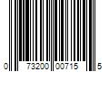 Barcode Image for UPC code 073200007155