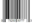 Barcode Image for UPC code 073200007773