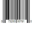 Barcode Image for UPC code 073200007810