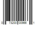 Barcode Image for UPC code 073200009661