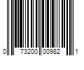 Barcode Image for UPC code 073200009821