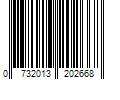 Barcode Image for UPC code 0732013202668