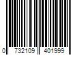 Barcode Image for UPC code 0732109401999