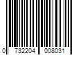 Barcode Image for UPC code 0732204008031