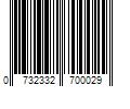 Barcode Image for UPC code 0732332700029