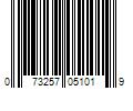 Barcode Image for UPC code 073257051019. Product Name: 20 ft. x 100 ft. Black 4 mil Plastic Sheeting