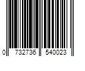 Barcode Image for UPC code 0732736540023