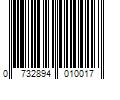 Barcode Image for UPC code 0732894010017