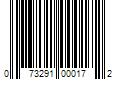 Barcode Image for UPC code 073291000172. Product Name: 