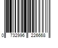 Barcode Image for UPC code 0732996226668