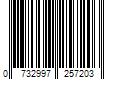 Barcode Image for UPC code 0732997257203