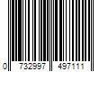 Barcode Image for UPC code 0732997497111