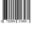 Barcode Image for UPC code 0732999216581