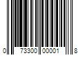 Barcode Image for UPC code 073300000018