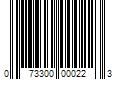 Barcode Image for UPC code 073300000223