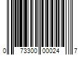 Barcode Image for UPC code 073300000247