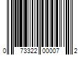 Barcode Image for UPC code 073322000072