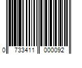 Barcode Image for UPC code 0733411000092