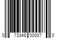 Barcode Image for UPC code 073348000070