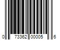 Barcode Image for UPC code 073362000056