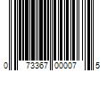 Barcode Image for UPC code 073367000075