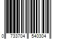 Barcode Image for UPC code 0733704540304